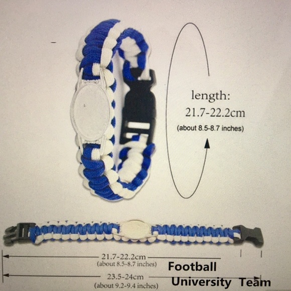 Miami Dolphin Paracord Survivor Bracelet - Picture 2 of 2